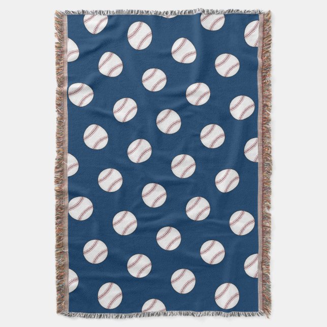 Manta Béisbol Throw Blanket (Frente vertical)