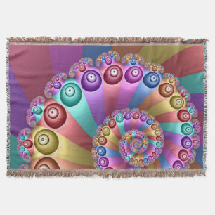 Manta Bellos colores arcoiris resumen arte fractal