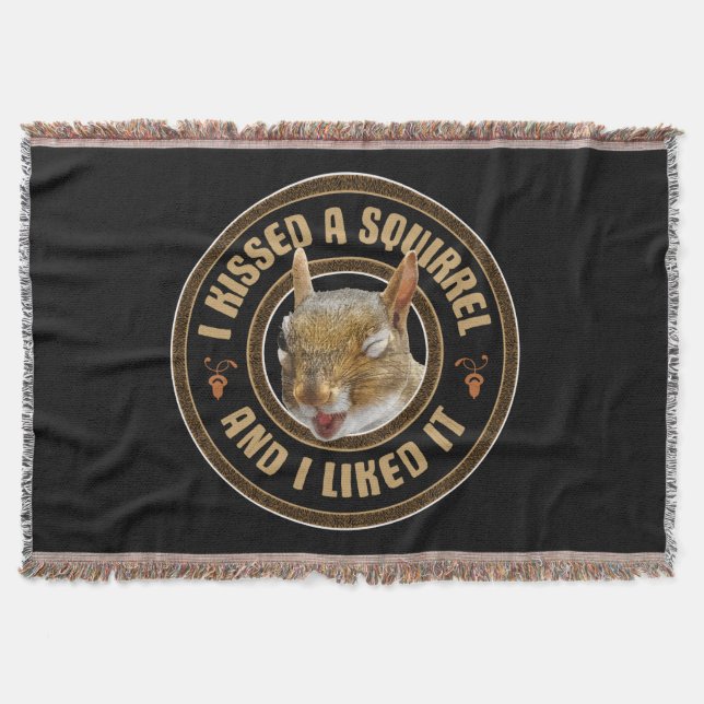 Manta Besé una ardilla - graciosa parodia (Anverso)