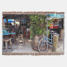 Manta Bicicleta azul