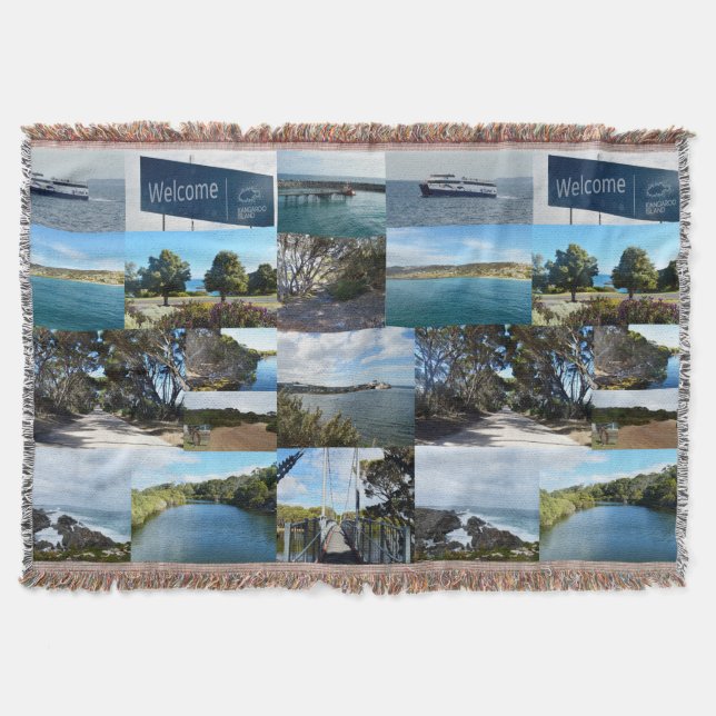 Manta Bienvenidos A Kangaroo Island, Australia, (Anverso)