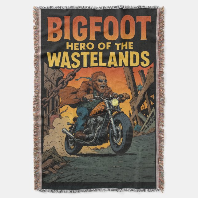 Manta Bigfoot Hero of the Wastelands Comic Book Cover (Frente vertical)