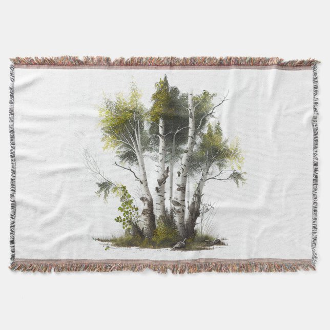 Manta Birch Trees, los Birches de Irlanda del Norte (Anverso)