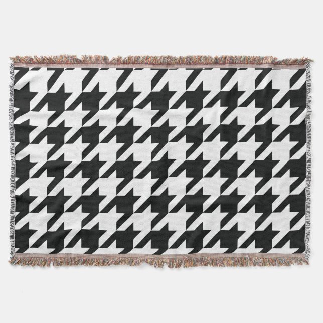 Manta Black White Classic Houndstap Check (Anverso)