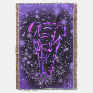 Manta Blancanato de Elefante Púrpura