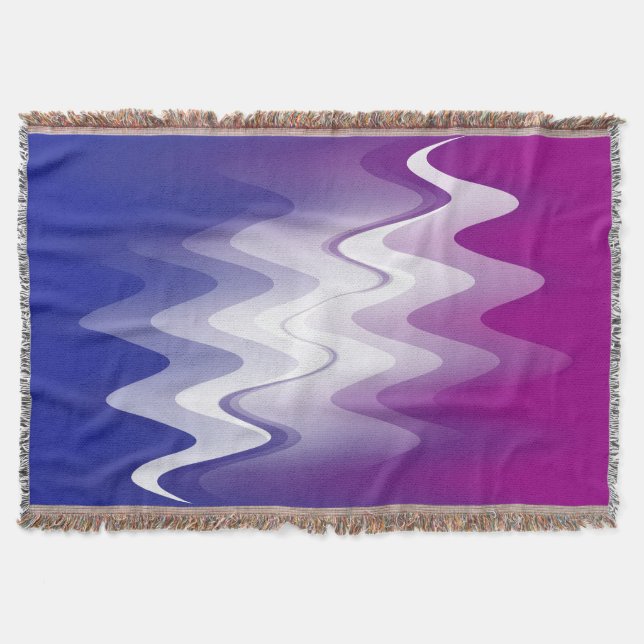 Manta Blanco morado azul (Anverso)