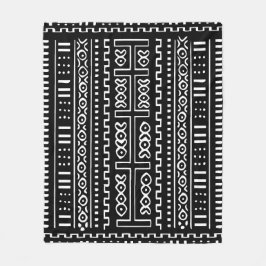 Manta blanco y negro del paño grueso y suave de