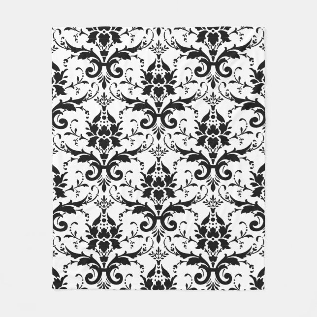 Manta blanco y negro del tiro del paño grueso y (Anverso)