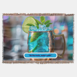 Manta Blanket throw with cocktail 