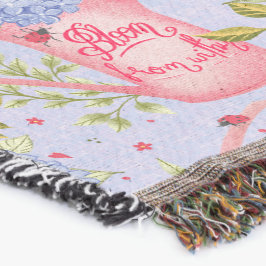 Manta Blooming Hydrangea Cottagecore Pink Watering Cans 