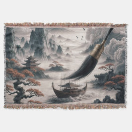 Manta  Boat landscape ocean view poetic  art
