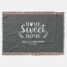 Manta Boda de parejas personalizadas Throw Blanket