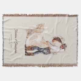 Manta Boda Ranch Oeste Rústico