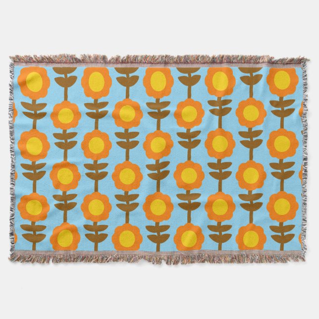 Manta Boho Botanica Throw Blanket (Anverso)