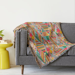 Manta Boho Crazy Quilt