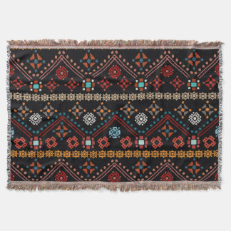 Manta Boho étnico: Colorida Tribal Seamless.