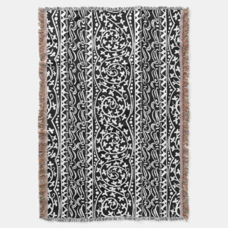 Manta Boho Mandala Flor y Leaf Throw Blanket