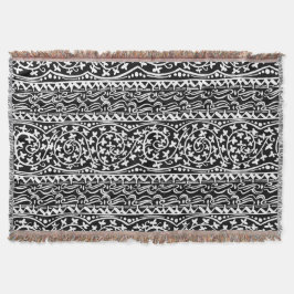 Manta Boho Mandala Flor y Leaf Throw Blanket