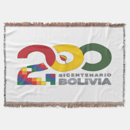 Manta Bolivia bicentenario 200 años 