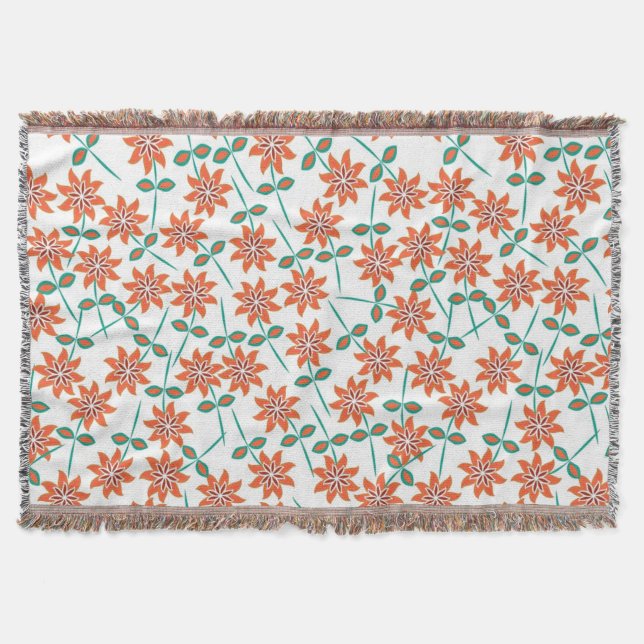 Manta Bonito Floral Throw Blanket (Anverso)