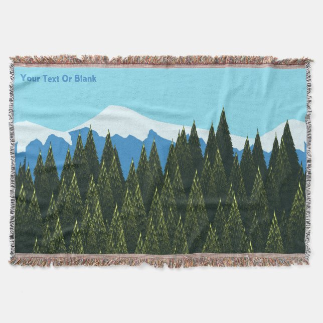 Manta Bosque fractal (Anverso)