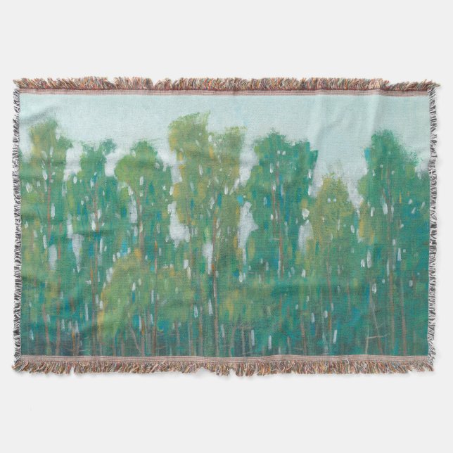 Manta Bosque verde II (Anverso)