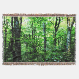 Manta Bosque Vermont en verano