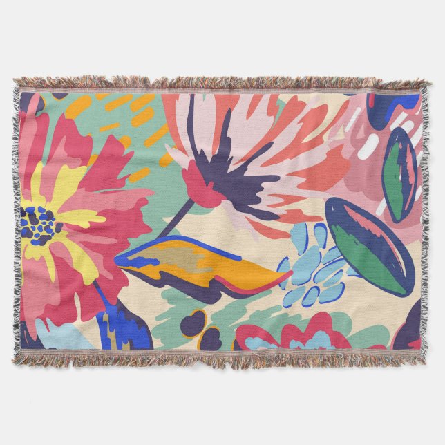 Manta Bosques y rosas (Anverso)