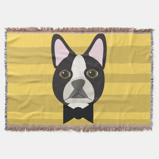 Manta Boston Terrier (Anverso)