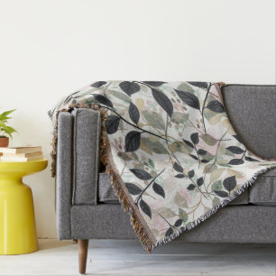 Manta Botánicos de Boho: Velos Pastel de la Naturaleza