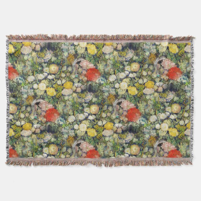 Manta Bouquet de flores en una bolsa de Vincent Van Gogh (Anverso)