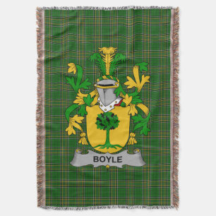 Manta Boyle irlandés o O_Boyle Escudo familiar
