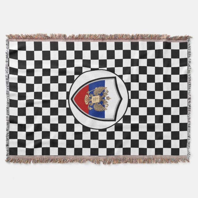 Manta Brazos con cubierta de bandera de Rusia (Anverso)