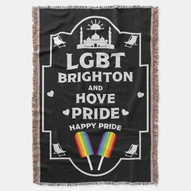 Manta Brighton y Hove orgullo (Frente vertical)