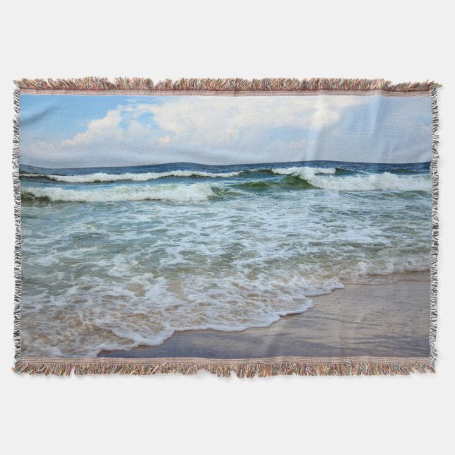 Manta Brillantes olas del océano (Anverso)