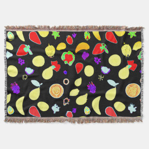 Manta Brote de frutas tropicales neonesas