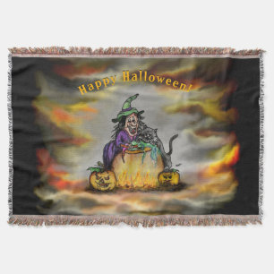 Manta Bruja y gato negro, ¡Feliz Halloween!