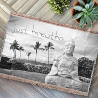 Buda hawaiana foto en blanco negro acaba de termin