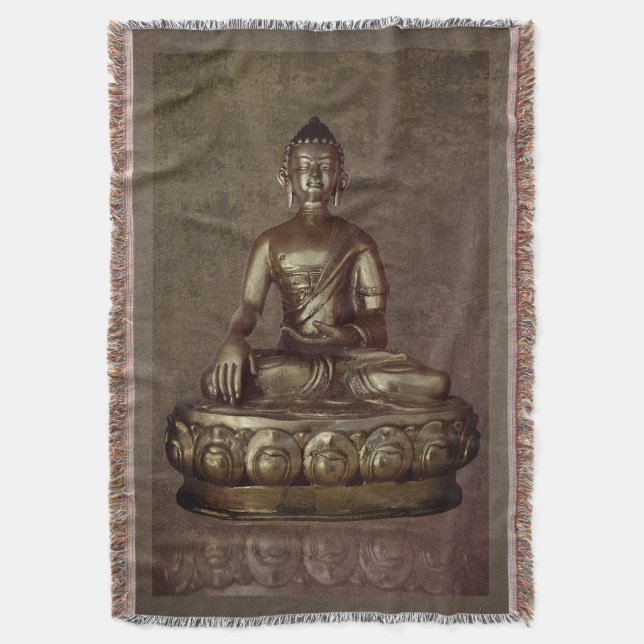Manta Buda Throw Blanket (Frente vertical)