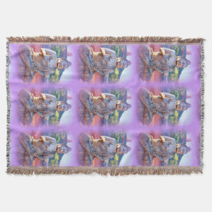 Manta buddhas de la aureola de la lavanda