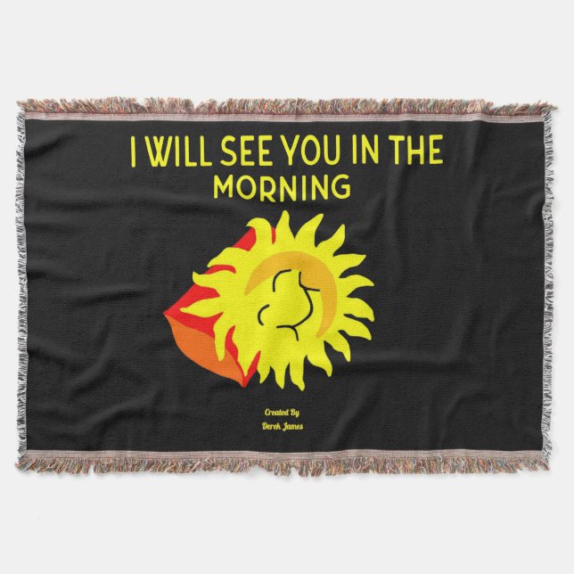 Manta Buenas noches Sun Throw Blanket (Anverso)