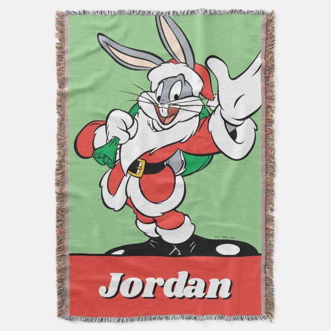 Manta BUGS BUNNY™ Santa Waving (Frente vertical)