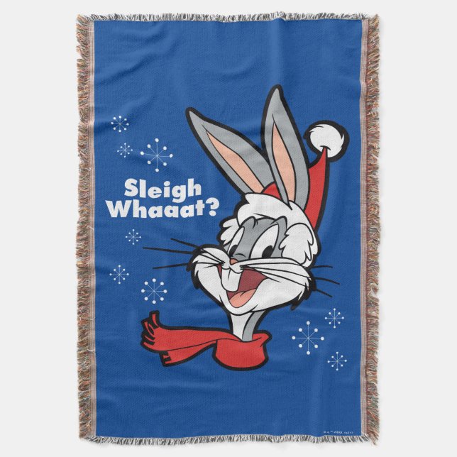 Manta BUGS BUNNY™ "Sleigh Whaaat?" (Frente vertical)