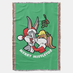 Manta BUGS BUNNY™ y Lola "Merry Mistletoe"