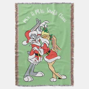 Manta BUGS BUNNY™ y Lola Mistletoe Kiss