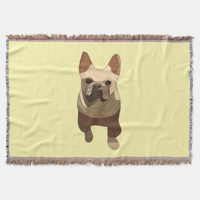 Manta Bulldog Francés (Anverso)