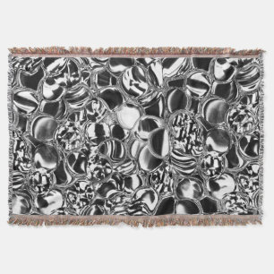 Manta Burbujas plateadas de vidrio o tono metalizado