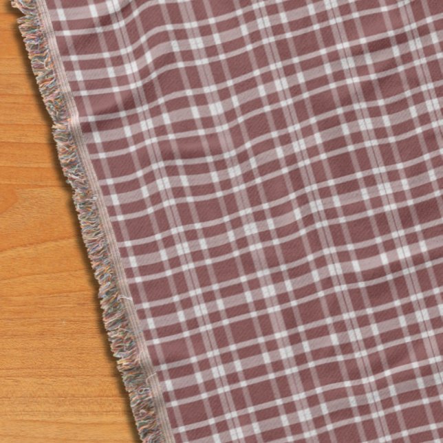 Manta Burgundy Marsala Plaid (Subido por el creador)