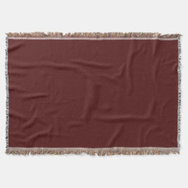 Manta Burgundy Throw Blanket