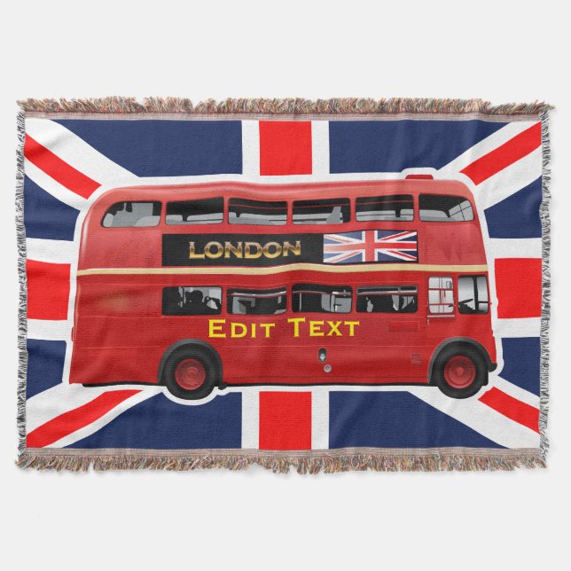 Manta Bus Red London Doble Decker (Anverso)